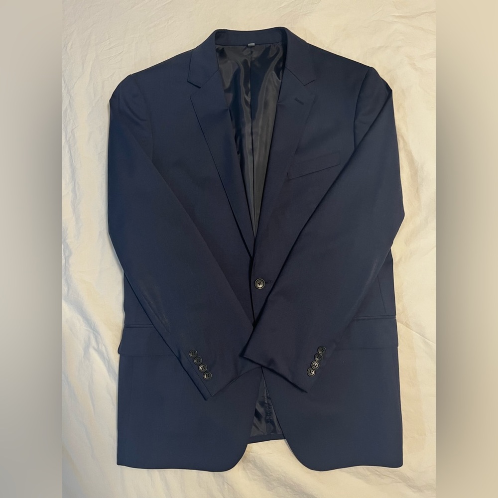Bonobos The Jetsetter Suit Jacket 40R in Standard fit and Light Navy